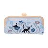 Marushin Kiki's Delivery Service Jiji Carpet Kiss-Lock Pouch, Blue, Ghibli Official Merchandise