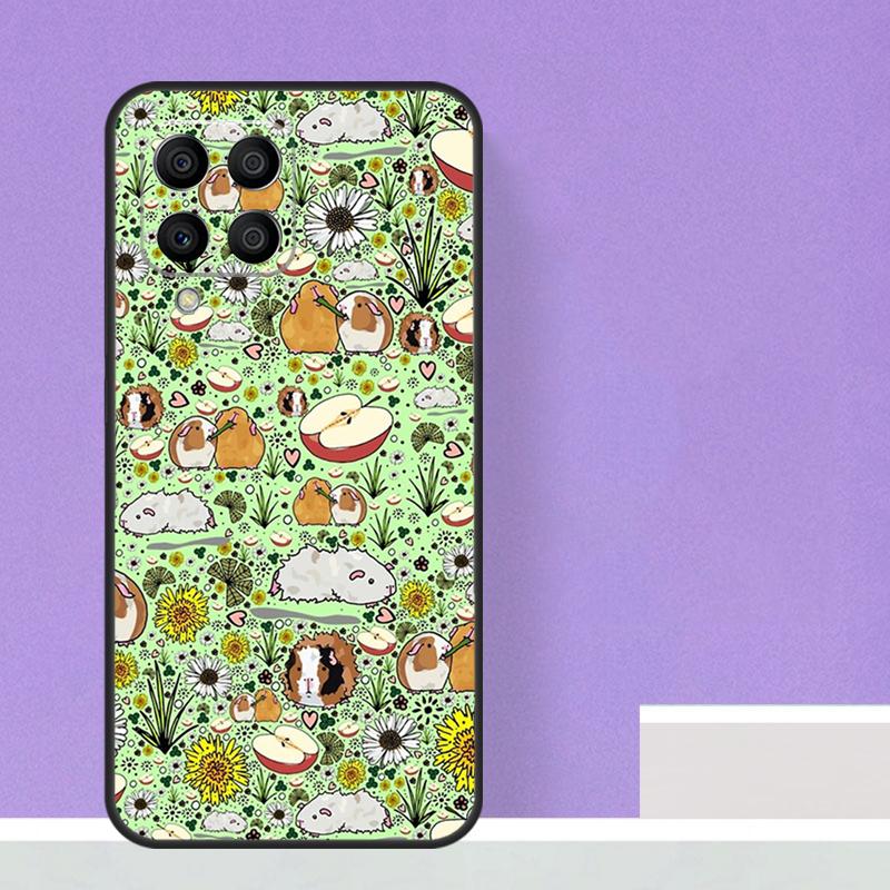Милый мультяшный морской свин для Samsung Galaxy M12 M32 M52 M14 M34 M54 M21 M51 M31 M30s M20 M15 M55 M13 M33 M53 Чехол