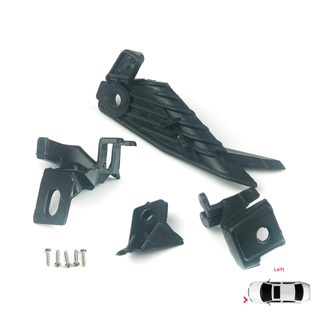 BHL546 Headlight Holder Mount Repair Bracket Tab Set Left Side for Renault Megane BFB K9A B9A MK4 2016-On 260601571R