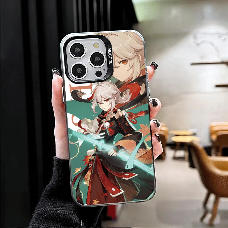 Genshin Impact Anime Shockproof Phone Case for iPhone 17 Air 16 16E 15 Pro Max 14 Plus 13 Mini 12 Back Cover Anti Fall Fundas