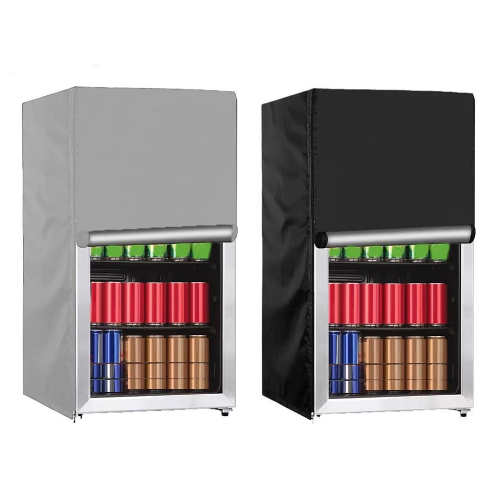 Чехол для холодильника-витрины с регулируемыми эластичными ремнями-пряжками для холодильника мини-холодильника уличный 3,0 кубических чехлов водонепроницаемый