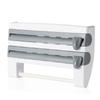 Kitchen Plastic Wrap Dispenser Refrigerator Magnetic Cling Film Holder Baking Tinfoil Cutter Roll Paper Stand Organizer