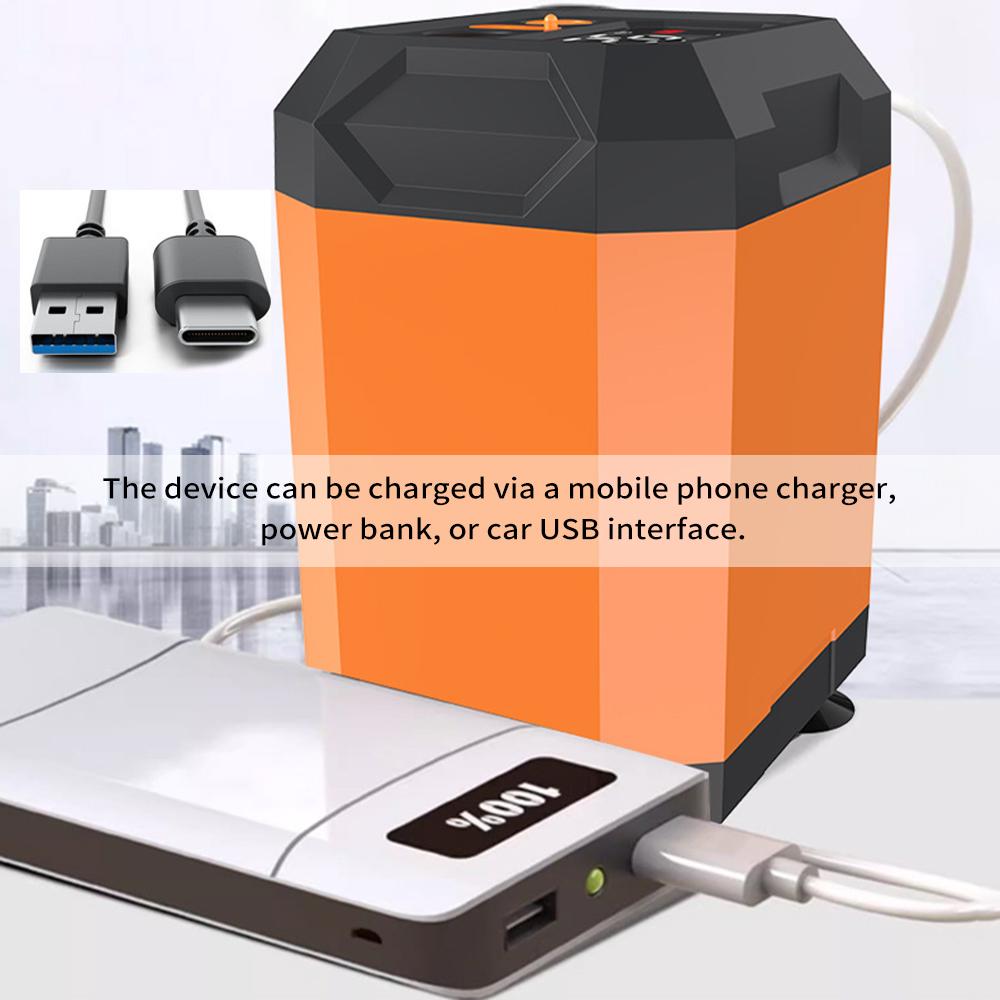 Портативный кемпинговый душ, регулируемый уличный душ с интеллектуальным определением температуры 4500 мАч