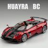 1/18 Pagani Huayra BC Суперкар Сплав Машинка Литые и Игрушечные Транспортные Средства Модель Машины Звук и Свет Инерционная Машинка Игрушки для Детей Подарки