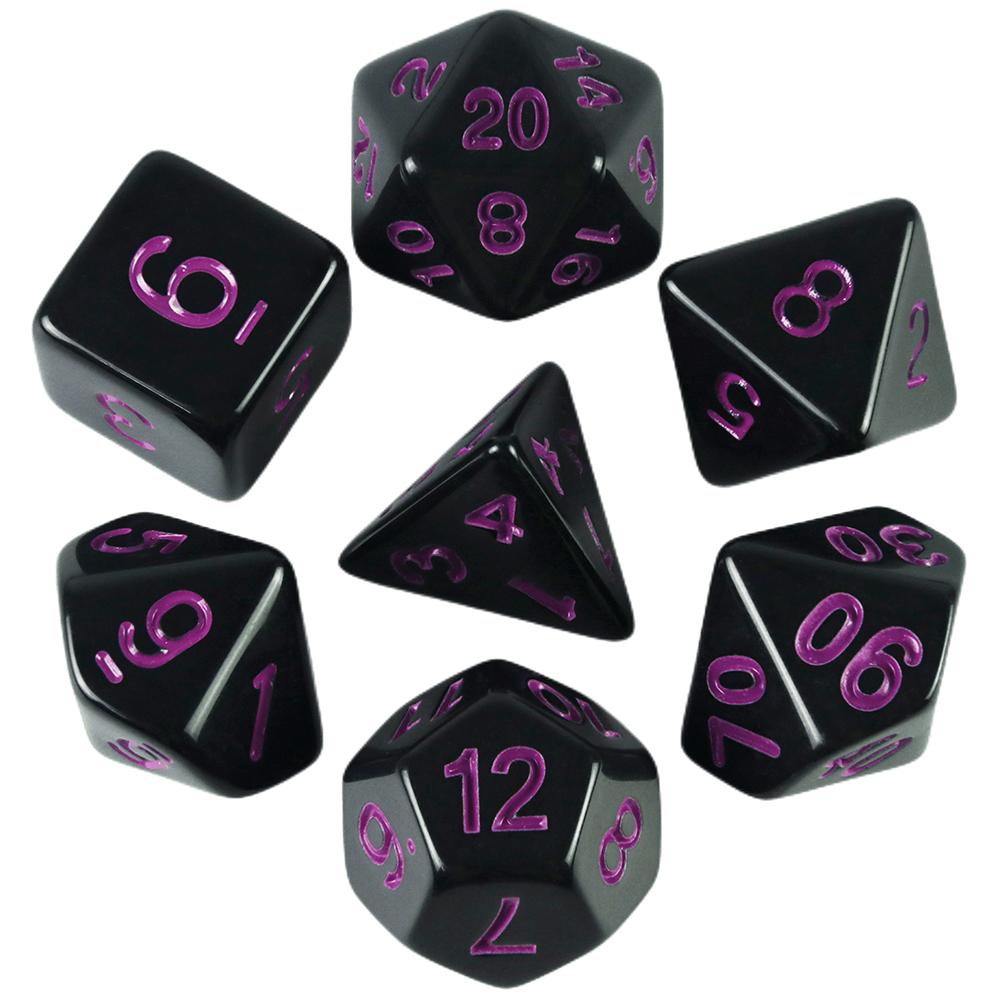 Набор игральных костей 7 шт. игральные кости для ролевых игр DND RPG настольные игровые аксессуары DND многогранные игральные кости