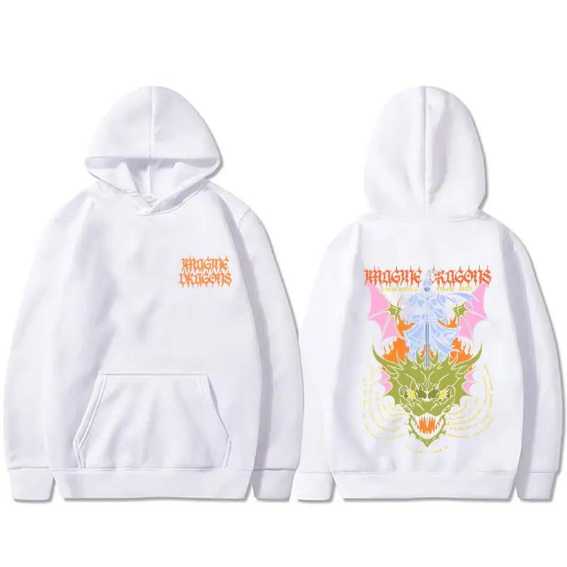 Autumn and Winter Hoodies Dragon Belt Weaving Machine 2025 World Tour Hoodies Men's and Women's Rock Street Leisure Warm Hoodies