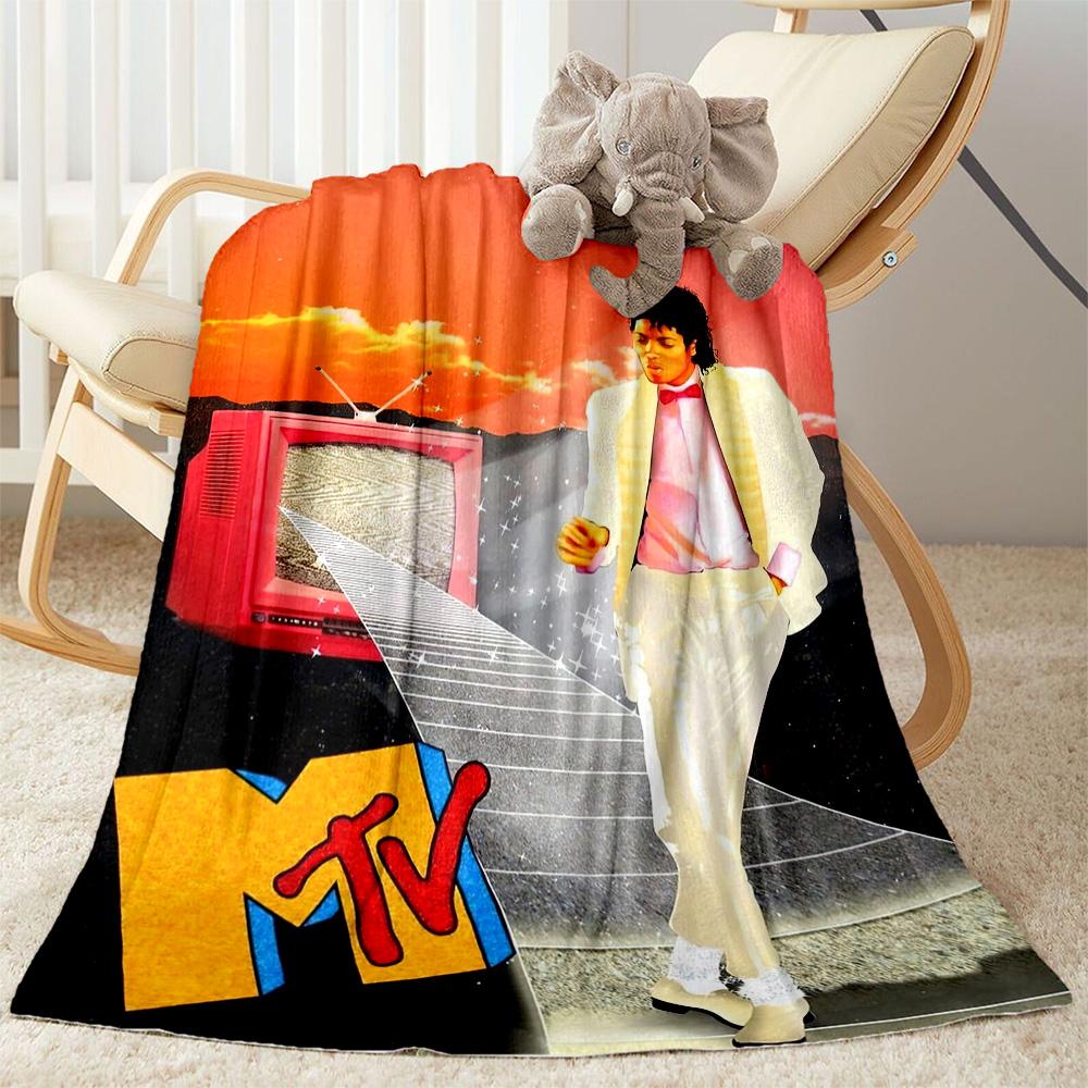 Michael Jackson 111 Blanket Comfortable Great for Office Chair Chair Couch All-Season Use Modern Style Perfect Gift for Relatives and Friends