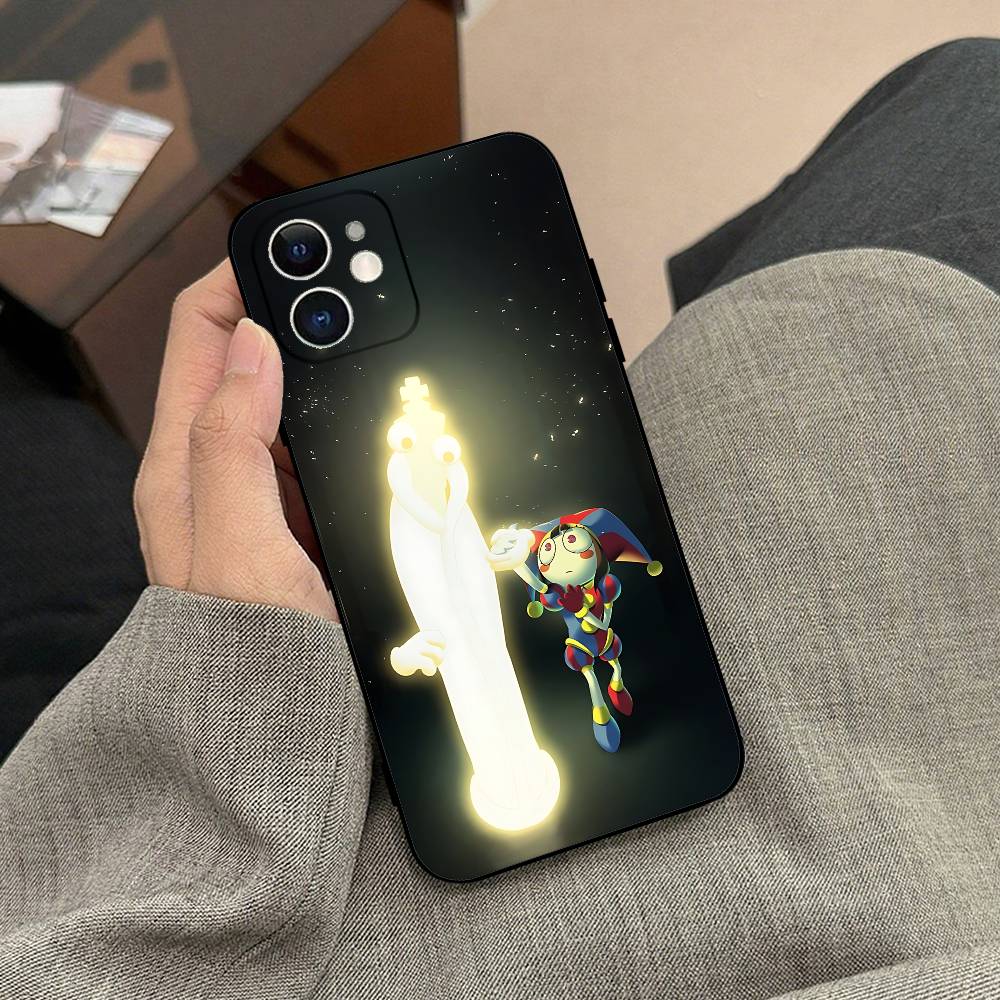 Удивительный G-Digital Чехол для телефона T-Circus Черный чехол для телефона для IPhone 17/16/15/13/14 Pro Max/ 11Plus/X/Xr/Xs Max 13mini