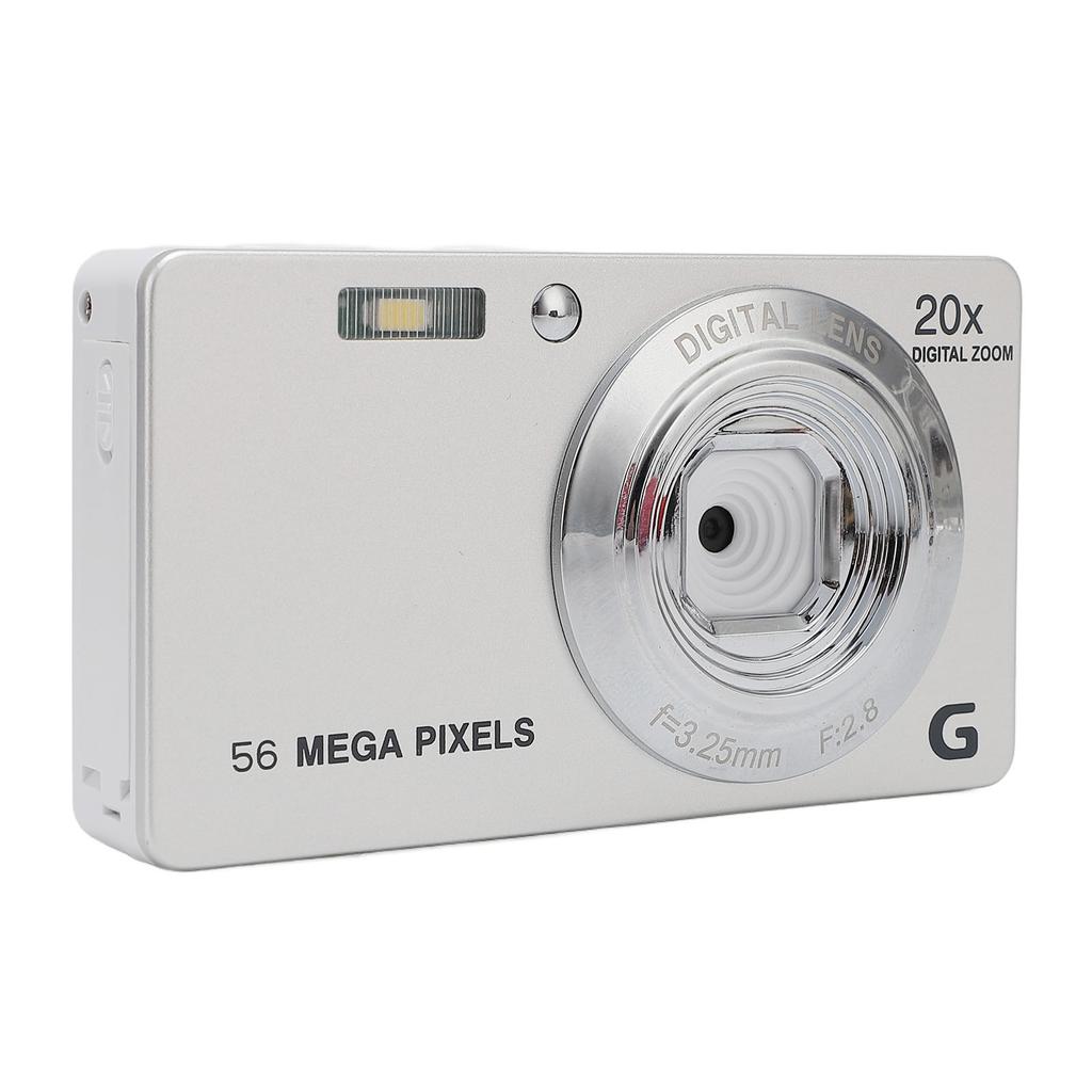 Digital Camera with Fill Light 20 Filters Speaker 2.7inch IPS Color Screen 4K 56MP 20X Zoom Anti Sha