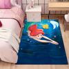 17 Styles Beautiful M-Mermaid Princess Print Carpet Rug for Bedroom Living Room Decor, Kids Play Non-Slip Decor All Seasons Mats