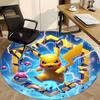 1 шт. Пикачу, Коврик-стул Pokémon для офиса, Нескользящий, Машинная стирка, Ковер для офиса, комнаты - Праздничный декор - Машинное производство yy251017295