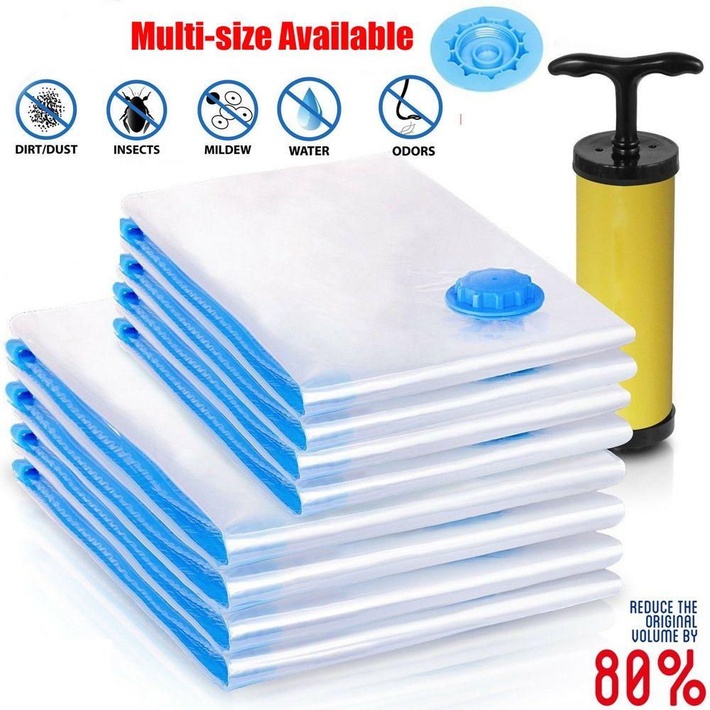Дорожный футляр для дома и жизни, сжатые сумки для хранения одежды, большая вакуумная упаковка, вакуумные сумки для хранения