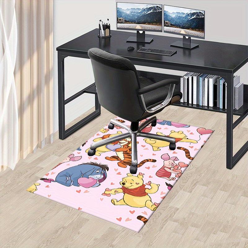 Office Rug Winnie the Pooh, Valentine's Day theme 3D Printed Anti-Slip Rug-Machine Washable for Living Room