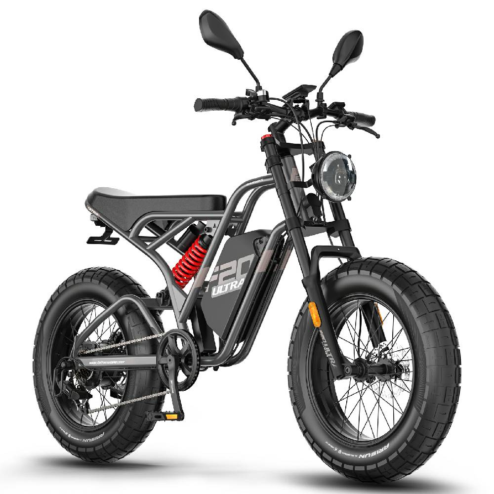 Electric Bicycle All Terrain Fafrees F20 Ultra 750W Motor 20" Tire Fully Suspended Adult Electric Bike 48V 25AH LCD Display 7 Speed