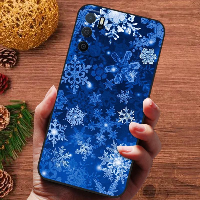 Рождественская расписная обложка для Oppo A16s A16 A15 S A54s A17 Reno 4Z 5G Reno5 Lite Reno8 Lite 7Lite Чехол Силиконовая мягкая обложка для телефона