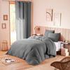4-piece "Noah" Cotton Gauze Bedding Set for Double Bed 140 Cm - Noah Slate