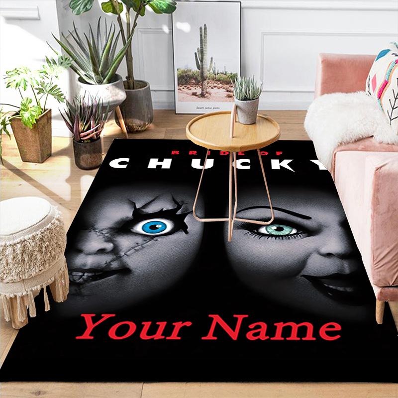 Custom 1Pc Chucky'S Honeymoon Horror Rug Office Carpet Indoor Outdoor Entrance Doormat Nonslip Soft And Comfortable Living Room D291518