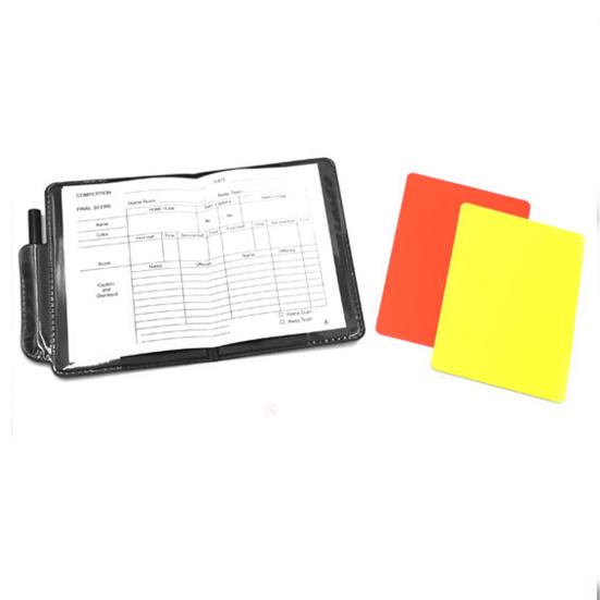 Карточки футбольных рефери Футбольные красные карточки Желтые карточки Насыщенные цвета Карты профессиональных рефери Предупреждающие карточки для футбольных рефери