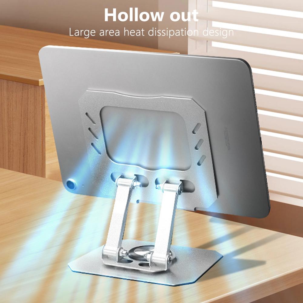 Foldable Laptop Bracket 360 Degree Rotation Tablet Holder Computer Base Stand Heat Dissipation