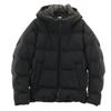 Long Sleeve Seamless Down Jacket L Black Series Hood Men's Used