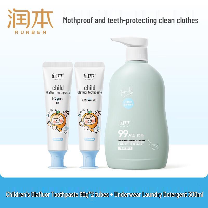 RUNBEN Детская зубная паста Orafluor
