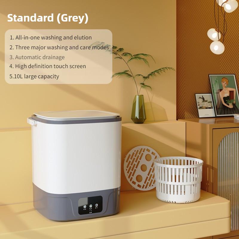 10 л Большая емкость Мини электрическая стиральная машина Бытовая интеллектуальная автоматическая машина для стирки одежды Интегрированная машина