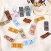 20Pcs Sewing Embellishment Embossed Tag Faux Leather Garment Labels High-quality Handmade Tag  Jeans