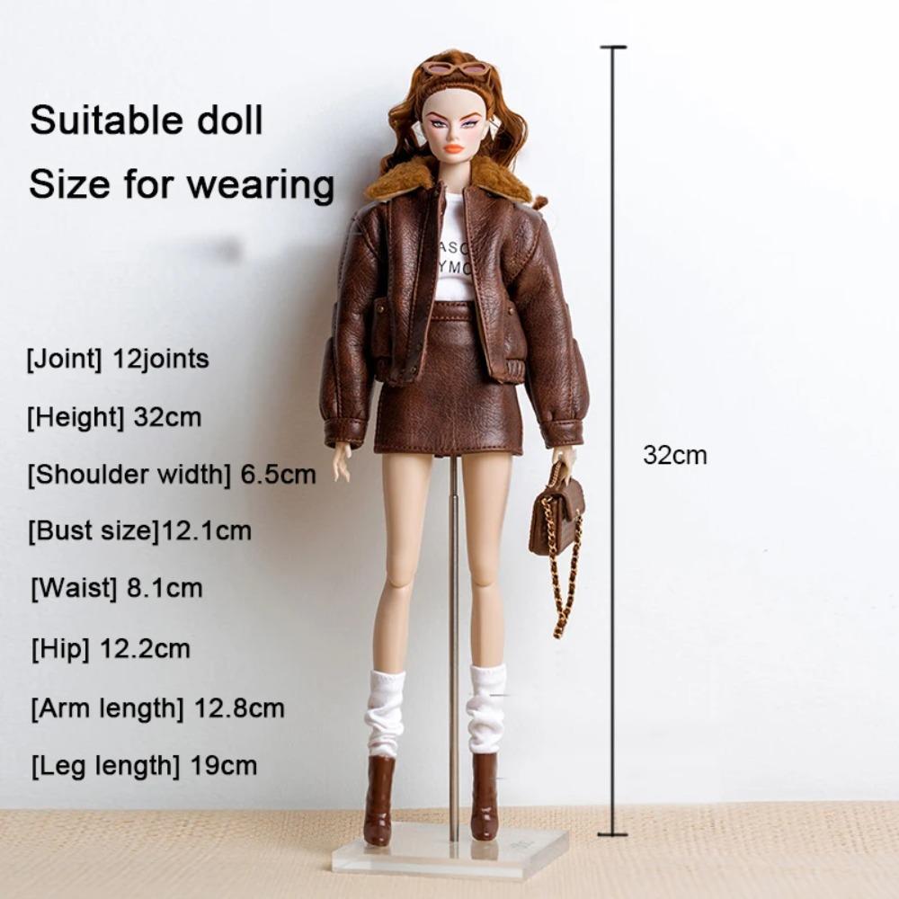 Костюм одежды для кук Xianxian 1/6 Аниме BJD 32 см Одежда для кукол-супермоделей Аксессуары Модная Черная Романтичная Девочка Игрушки для самостоятельной сборки Коллекционер