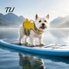 Water Sports Apparel for Dogs Dog Life Jacket, High Buoyancy Pet Swim Vest with Chin Rest And Rescue Adjustable Safety Gear Handle, Float Jacket