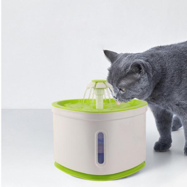 Автоматический фонтанчик для воды для кошек, автоматический фонтанчик для воды для домашних животных объемом 2,6 л. Фильтры для дозатора воды для собак для кошек и собак малого и среднего размера.
