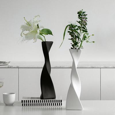 Минималистская художественная ваза, керамическая гидропонная ваза, цветочная композиция, домашний декор, настольные украшения, украшение сада