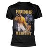 Freddie Mercury Unisex Adult Live Homage T-Shirt