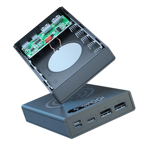 CX5 Полезный, простой в установке портативный чехол Power Bank 5x18650 QC для планшетов