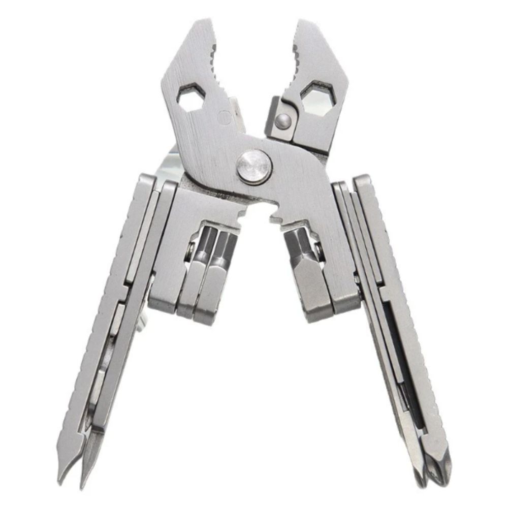 Solid Stainless Steel Pocket Tool Kit Portable Mini Multi-Function Multifunctional Tool 25 Tools In One Wrench Folding Plier