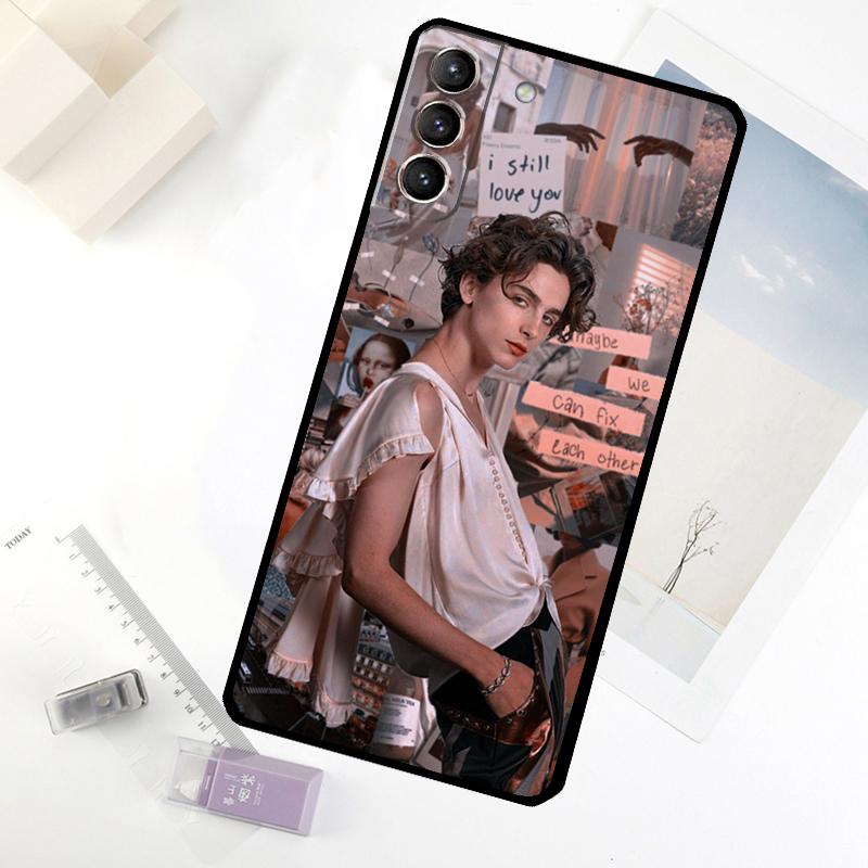 Timothee Chalamet Phone Case For Samsung Galaxy S20 FE S21 S22 S23 S24 S25 S26 Ultra S10 S25 Plus S25 FE Cover