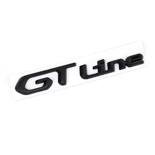 Металлические наклейки-эмблемы GT и GT LINE для моделей Kia
