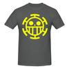 Футболка Trafalgar D Law Дышащая и отводящая пот Свежая и универсальная Тонкая для лета С коротким рукавом