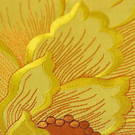 Yousheng Красивая подставка для столовых приборов в форме цветка Изысканная тонкая текстура полиэстеровый обеденный коврик для дома