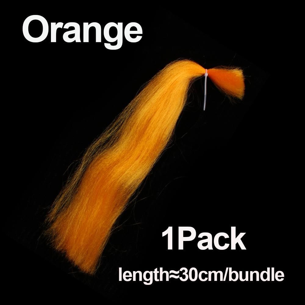 1 упаковка 30 см гофрированное Kinky Minnow волокно стримерная мушка волокна Bucktail головка для джига материал для вязания для нахлыста форель щука окунь набор приманок