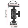 Kayak Camera Mount Fish Finder Mount with 360 Degree Rotation Ball Joint Action Camera Holder for Boat Kayak Fish Finder Holder