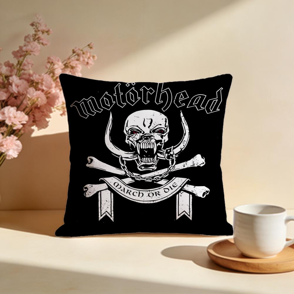 Stylish MMotorheadsful Cushion Cover Stylish Washable Pillow Cover Ideal for Couch Bedroom Car Decoration
