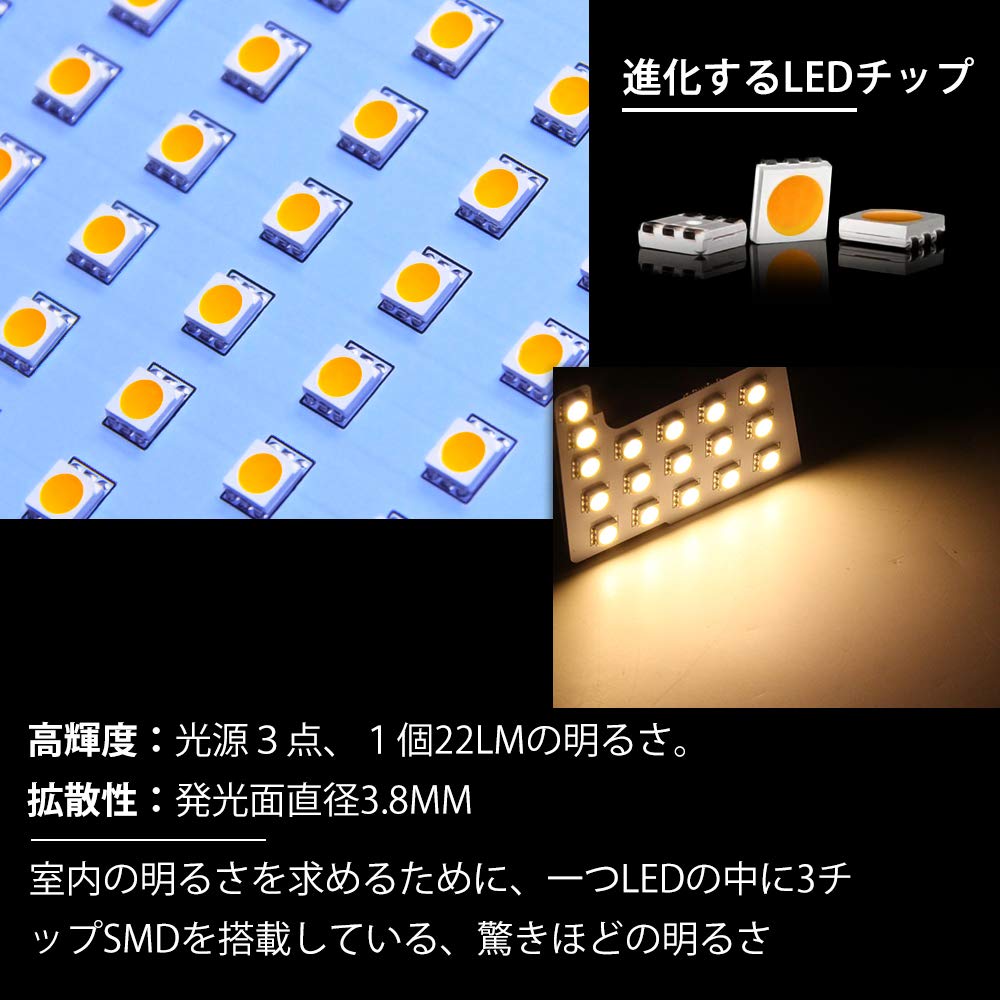 Светодиодная лампа для салона OPPLIFGT Serena C27, Nissan, Serena C27 / Suzuki Randy C27, специально для