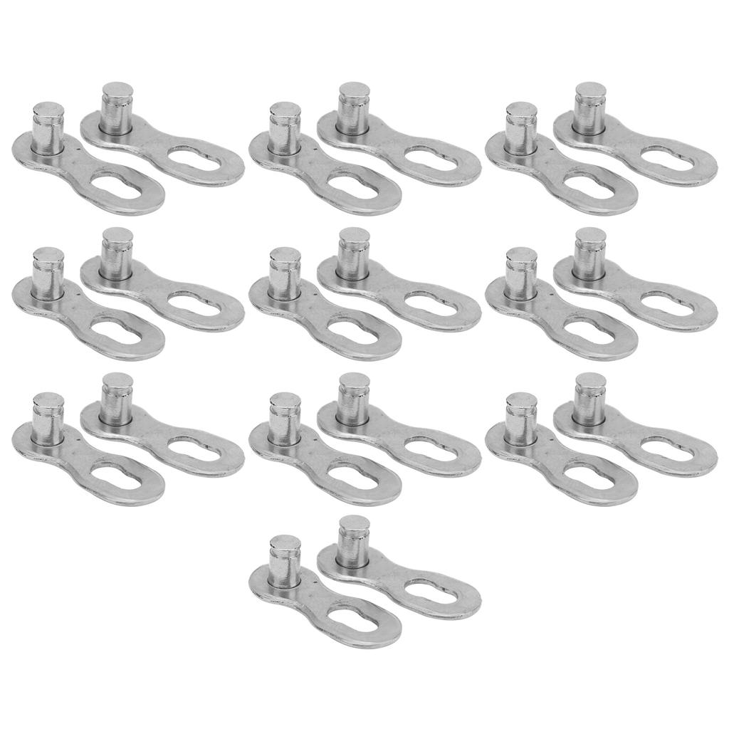 10 Pair 10 Speed Steel Bike Bicycle Chain Missing Link Connector Parts Cycling Accessory Silver