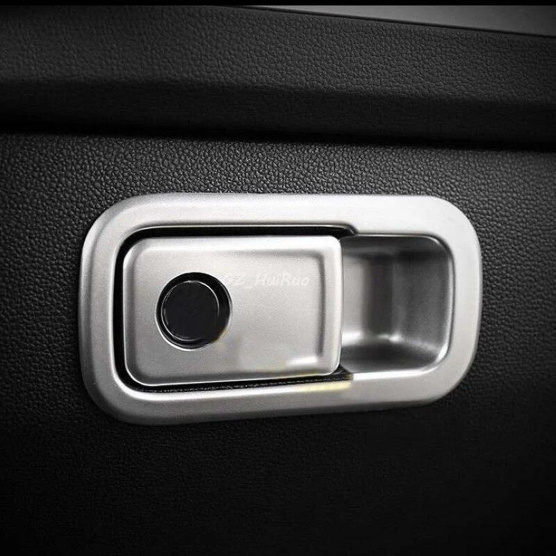 Высокое качество ABS хром матовый внутренний ящик для хранения перчаточный ящик ручка отделка для Volkswagen VW Tiguan 2017 2018