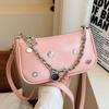 Fashion High-end Chain Armpit Small Bag, Foreign Style Versatile Personality Korean Version of Niche Messenger Women's Bag