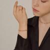 14K Pink Gold Modern Tully Oval Line Bracelet TBJK4P00064M