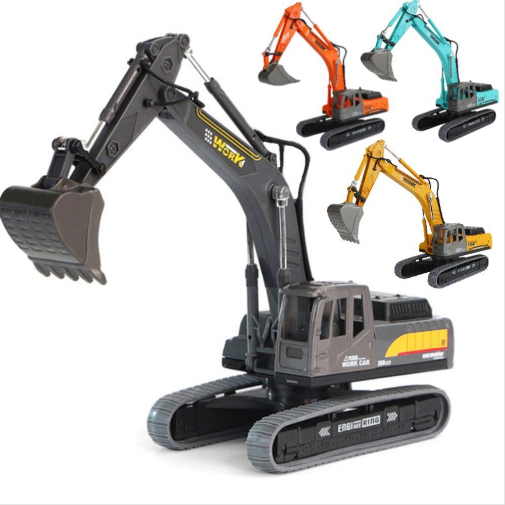 Flexible Joints Excavator Model Toy Rotatable Construction Vehicle Model  Collection