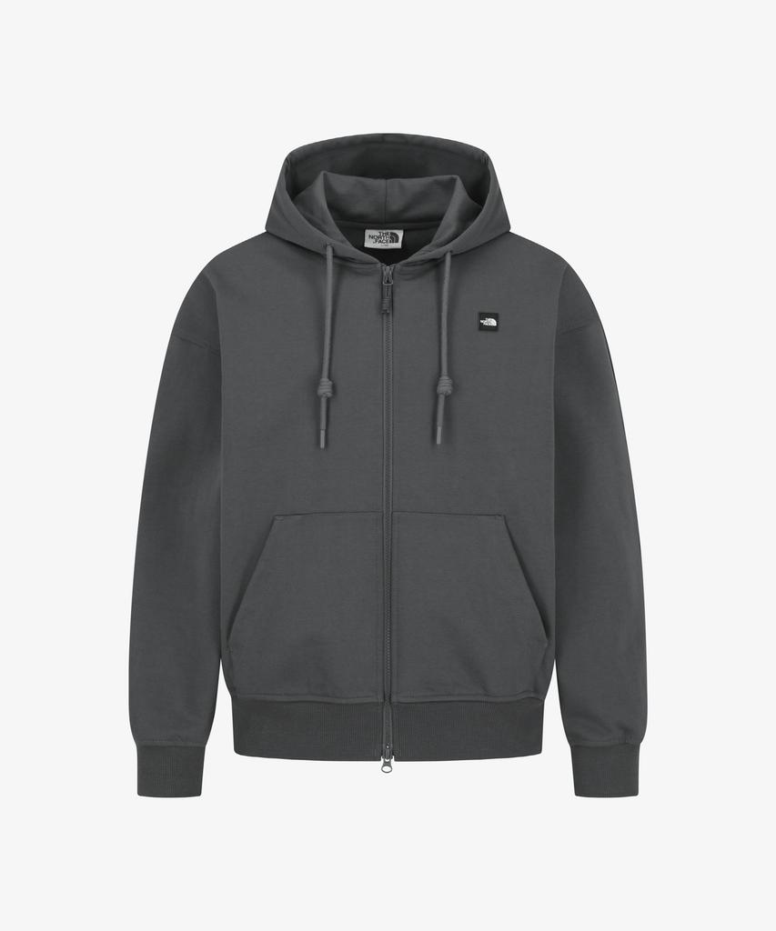 The North Face Nj5Js01L White Label Wl Zip-Up Hoodie Charcoal Grey