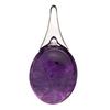 [Q9284] - Silver Pendant 'Meghan' Amethyst Silver (rhodium-plated) - 16x12 Mm