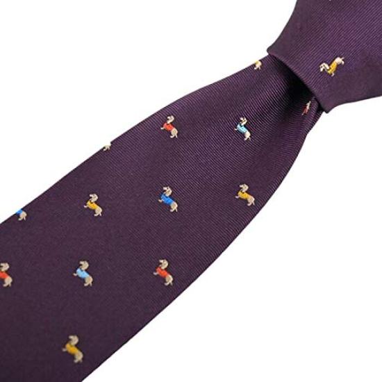 Paul Smith Tie Dog (8cm Wide) (Wine/Multicolor (PS85)) [Used]